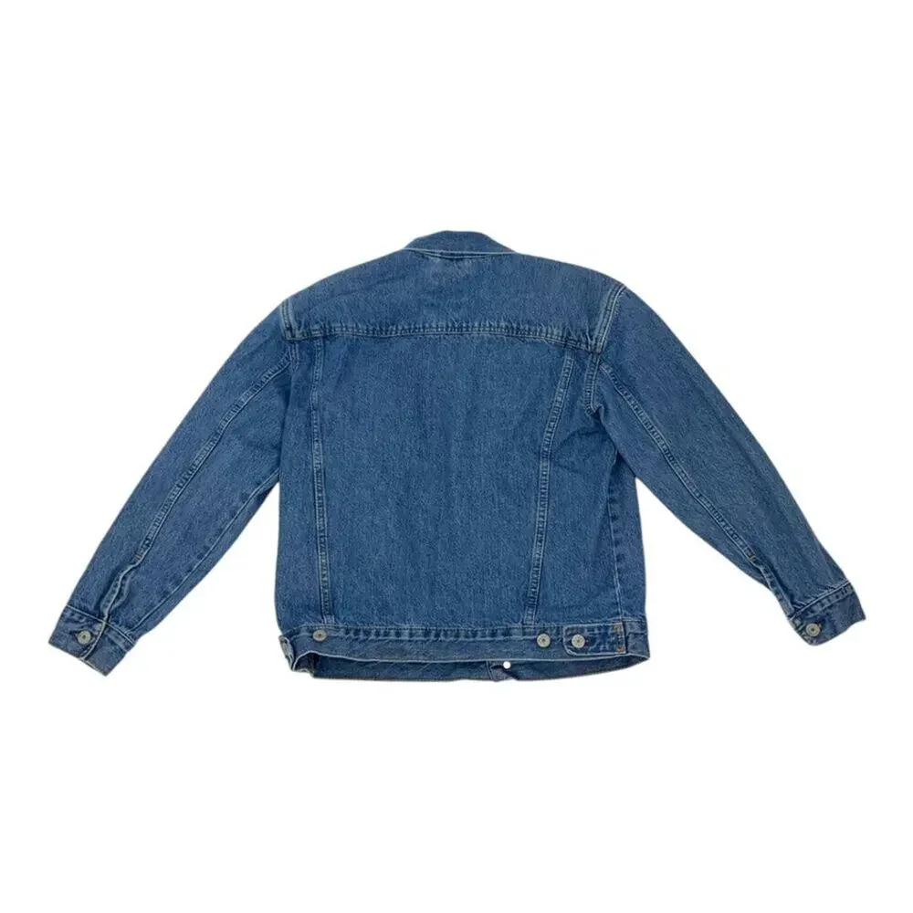 Gap Teen 100% Cotton Oversize Denim Jacket Medium Wash Size XXL (14-16)
